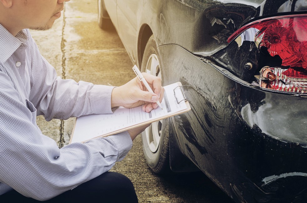 Seguro automóvil accidente